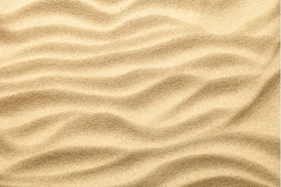 Wellenmuster im Sand an der Ostseeküste
