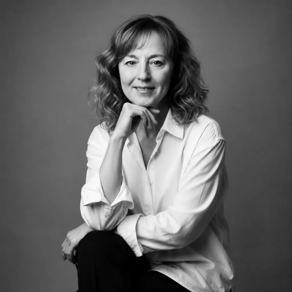 Dorothea Kutzner, Immobilienmaklerin und Gutachterin – Schwarz-Weiß-Portrait